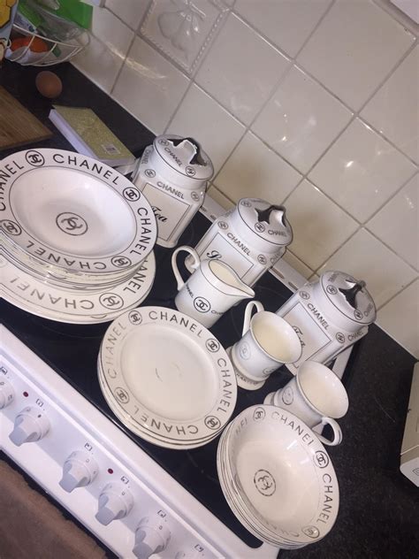 chanel soup plate|Chanel Plate Set .